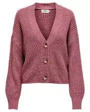 Only ONLREBEKKA Cardigan - Pink - Cardigans -Size XS