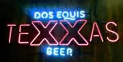 DOS Equis XX Imported Texas 24"x20" Neon Sign Light Lamp With Dimmer