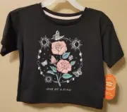 Wonder Nation XS 4-5 Black Graphic T-Shirt “ One Of A Kind"