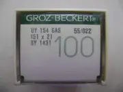 50 SIZE 55/022 GROZ-BECKERT UY154 GAS CURVED OVERLOCK SEWING NEEDLES A501