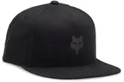 FOX Head Snapback Cap, black for Men One Size