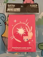 Pokemon Card Deck Sleeves 64 Count NEW US Mew