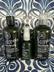 Paul Mitchell Lavender Mint Shampoo, Conditioner & Conditioning Leave In Spray ￼