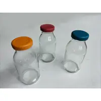 在飛比找蝦皮購物優惠-《興富大行》瓶瓶罐罐【台灣製造果汁瓶200cc】牛奶瓶玻璃瓶