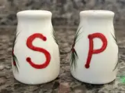 Christmas Holly Berry Mini Salt & Pepper Shakers