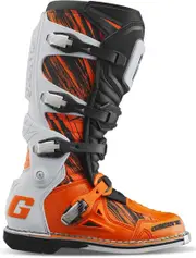 Gaerne Fastback Endurance Motocross Boots, black-orange, Size 41 for Men Black Orange