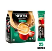3 in 1 NESCAFE BLEND & BREW RICH INSTANT COFFEE 25 STICKS X 4 19G EACH