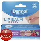 6 x Dermal Therapy Lip Balm Brry 10G