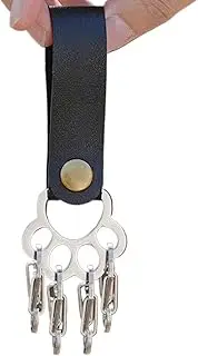 [Generic] Metal Keychains | Cute Cat Claw Keychain | Stainless Steel Key Ring Creative Pet Claw Pendant Portable For Birthday Backpacks Handbags