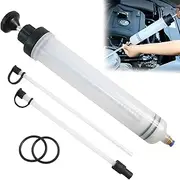 500cc Oil Fluid Extractor and Filler Pump, Oil Change Syringe with Hose, Manual Vacuum Suction Pump, Suitable for Brake Fluid, Transmission Oils, Coolant, Engine