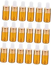 HAKIDZEL Travel Bottle for Toiletries 25pcs Essential Oil Holder Glass Dropper Dispenser Bottles