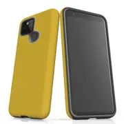For Google Pixel 5 5G Case, Shielding Back Cover,Metallic Gold