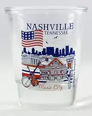 Nashville Tennessee Great American Cities Collection Shot Glass Glassware