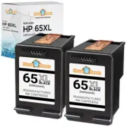 2PK Replacement for HP 65XL Deskjet 2652 2655 3752 3755 3758 ENVY 5052 5055 5058