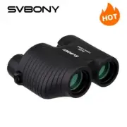 8x25 Binocular Fixed-focus Black Telescope Hiking Camping Bird Watching