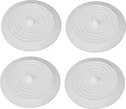 15cm Diameter Round Sink Plugs Set of 4 Silicone Kitchen Laundry Room Water Stopper