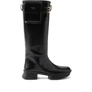 [Prada] Prada 40mm Pouch Boots 41 IT BLACK