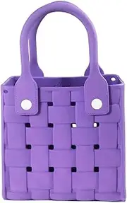 [Bbbabeslk] Beach Bag - Sandproof Handbag | Waterproof Open Beach Bag with Holes | Waterproof Sandproof Handbag Sandproof Outdoor Tote Bag for Sports, Beach, Pool, Toys and Holiday
