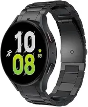 [PnterLoce] No Gaps Titanium Metal Strap Fit for Samsung Galaxy Watch6 Classic 43mm 47mm 5 Pro 45mm 5/4 40 44mm Fit for Watch4 Classic 46 42mm Bracelet