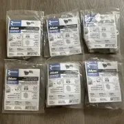 Blum 6 Pc Nickel Self Closing Concealed Cabinet Hinge 105° Opening 1/2” Overlay