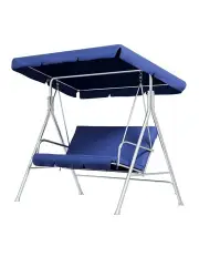 [Milano Decor] Outdoor Steel Swing Chair 1 Box in Dark Blue