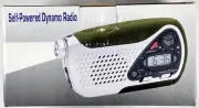 NEW IN-BOX Self-Powered Dynamo Radio AM/FM Self-Cranking Flashlight Alarm Clock