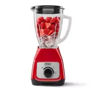 Oster BLSTKAG-RRD 220 Volt Glass Jar Blender 220v 550W With Ice Crushing Blade