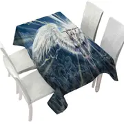 Knight Angel Michael vs Assyrians Tablecloth