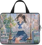 Laptop Case Sleeve Shockproof Computer Carrying Bag Amusement Park Swing Laptop Bag Tote Lightweight Notebook Case Cover Traveling Briefcase Handle Bags for Travel Business 17inch