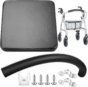 Yoojahow 1 Pcs Rollator Seat Cushion, Replacement Seat for Rollator Walker 12"x12" Rolling Walkers Replacement Part Rollator Backrest Foam Replacement for Rollator Universal Parts