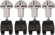 Cat Cage Wheels - Set of 4 Swivel Casters,Heavy-Duty Replacement Part, Pet Cart Accessories for Home Use