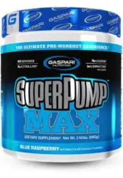 Gaspari Nutrition Superpump Max Pre-Workout 640g 40 Servings Blue Raspberry Seal