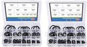 640PCS Carbon Steel Wavy Wave Crinkle Spring Washers, Compression Type Wavy Wave Crinkle Spring Washers Assortment Kit