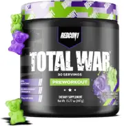 Total War Pre-Workout Powder - Sour Gummy Bear, Sour Gummy Bear 435 Grams (Pack