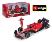 Bburago 1:24 Ferrari Racing SF-23 #16 W/Charles Leclerc Figure 18-26809 Diecast