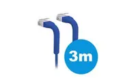 UBIQUITI patch cable with both end bendable RJ45 3m - Blue