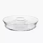 Juliska Carine Glass Chip & Dip Serving Bowl H1412