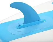 Stand Up Paddleboard Surfing Fins Flip-Lock Quick Release Detachable Center Fin for Straight Tracking - Ideal for Beginners & Pros