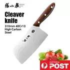 Zhangxiaoquan Chef Cleaver Knife, 40Cr13 Steel, Wood Grain ABS, Kitchen Knife