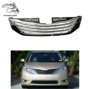 Front Upper Grille Chrome Fit For Toyota Sienna Mini Passenger Van 2011-2014 (for: Toyota)