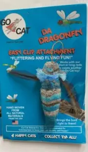 GO CAT DA DRAGONFLY TEASER REFILL CAT TOY CATNIP INTERACTIVE COUNT OF 1