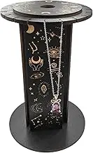Crystal Display Stand - Crystal Bracket for Display, Rotating Pendulum Crystal Display Rack | Crystal Display Stand Print Pattern Lock Display Stand, Crystal Stone Pendant Display Stand P