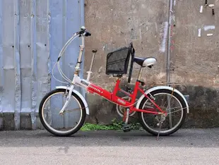 二手BAOLI (BL-986) 20吋6段 變速折疊親子腳踏車 子母車 帶娃帶小孩自行車 母子車 2人3人車~功能正常