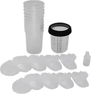 Paint Sprayer Mixing Cup - 400ml disposaable Paint Spray Cup | Paint Mixing Cups for Epoxy and Resin | Automotive Paint Mixing Cups | Stirrer Tool Epoxy 5 Plugs Automotive Accessories