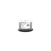 Verbatim 95078 50PK DVD-R 16X 4.7GB WHITE INKJET PRINT DATALIFEPLUS SPINDLE