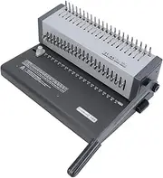 NDNCZDHC Comb Binding Machine, 21 Holes 250 Sheets Bind 18 Sheets 80g Punch Capacity Book Binder Machine for Letter Size, A4, A5