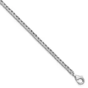 1/5 ct. tw. Natural Diamond Tennis Bracelet in 14K Gold Plated Sterling Silver