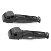Black SHINOBI CNC Rear Foot Pegs For Honda CB 600F Hornet 04 05 06 07