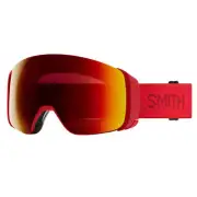 Smith Optics 4D MAG Snow Goggles - Lava/ChromaPop Sun Red Mirror