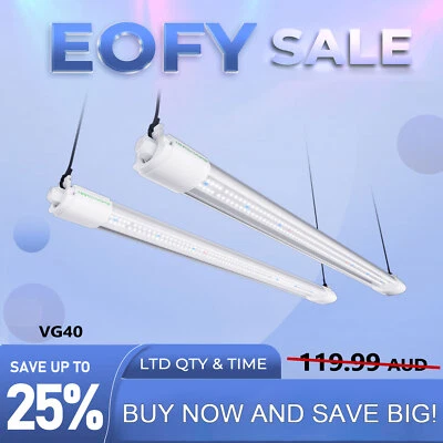 2PCS MARS HYDRO VG40 LED Grow Light Bars for Indoor Gardens Seedling Veg Flower